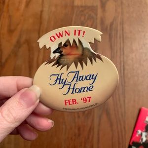 Vintage Fly Away From Home Promotional Pin